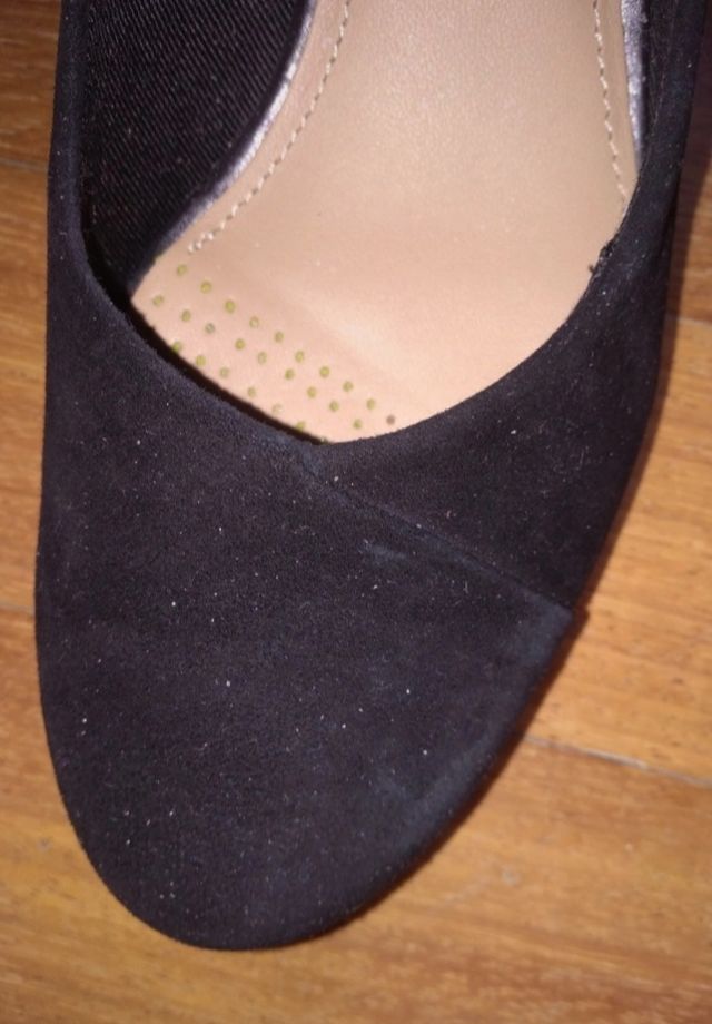 Scarpe décolleté nere scamosciate