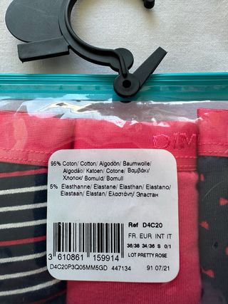 Dim lenceria talla 34/XS/nuevo