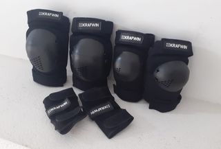 Codera y rodillera para patines