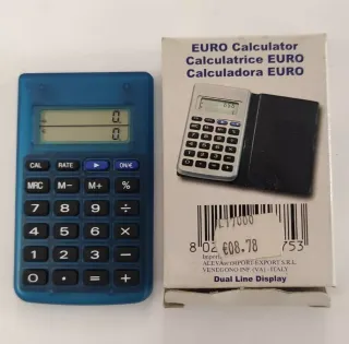 Calcolatrice blu EURO Calculator