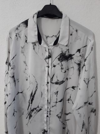 Camisa sedosa Zara