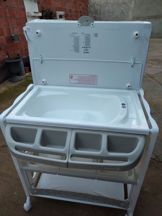 Bañera cambiador bebe