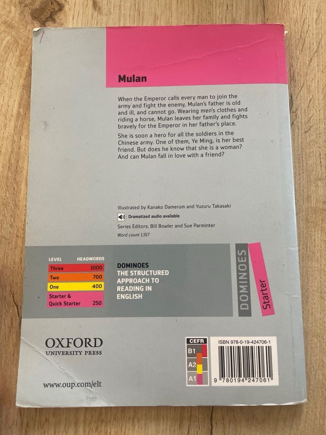 Libro de lectura Mulan