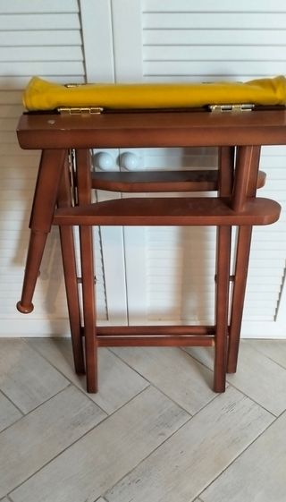 Silla capitán plegable. Estilo Náutico 