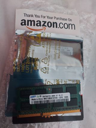 Memoria ram para pórtatil samsung