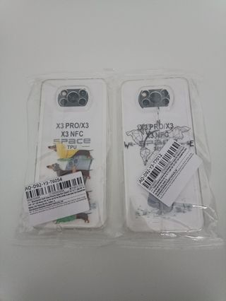 Fundas POCO X3 y cristal