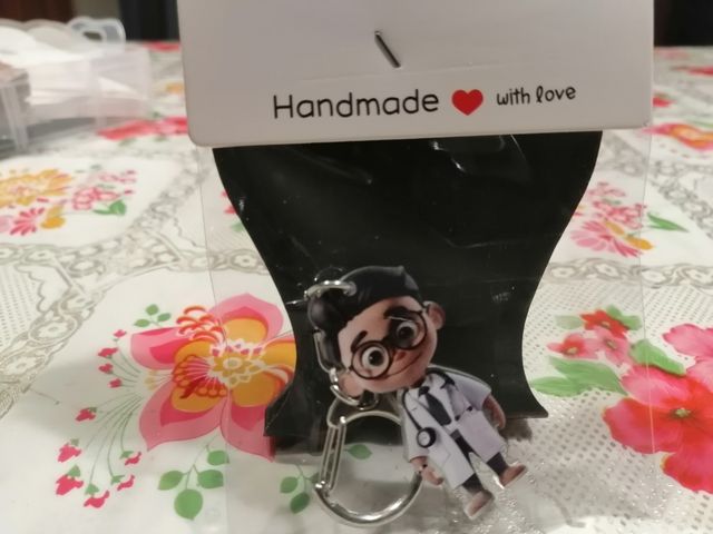 Portachiave dottore con stetoscopio