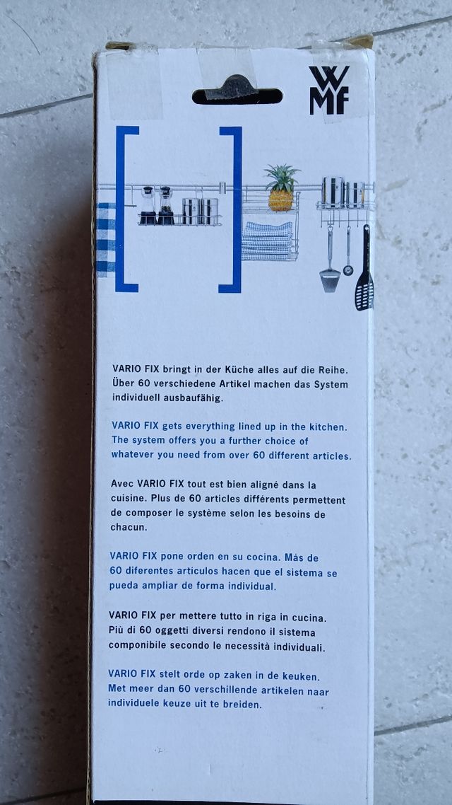 Estante barra cocina. Vario Fix