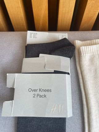calcetines por encima de la rodilla