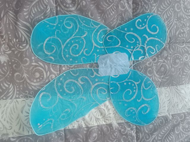 Disfraz mariposa o hada de invierno