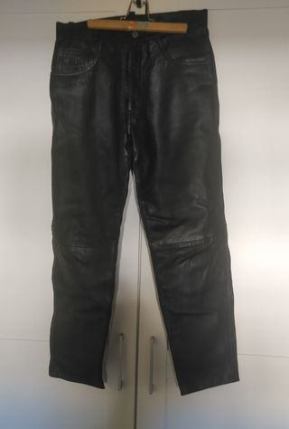 PANTALÓN DE PIEL MUJER 