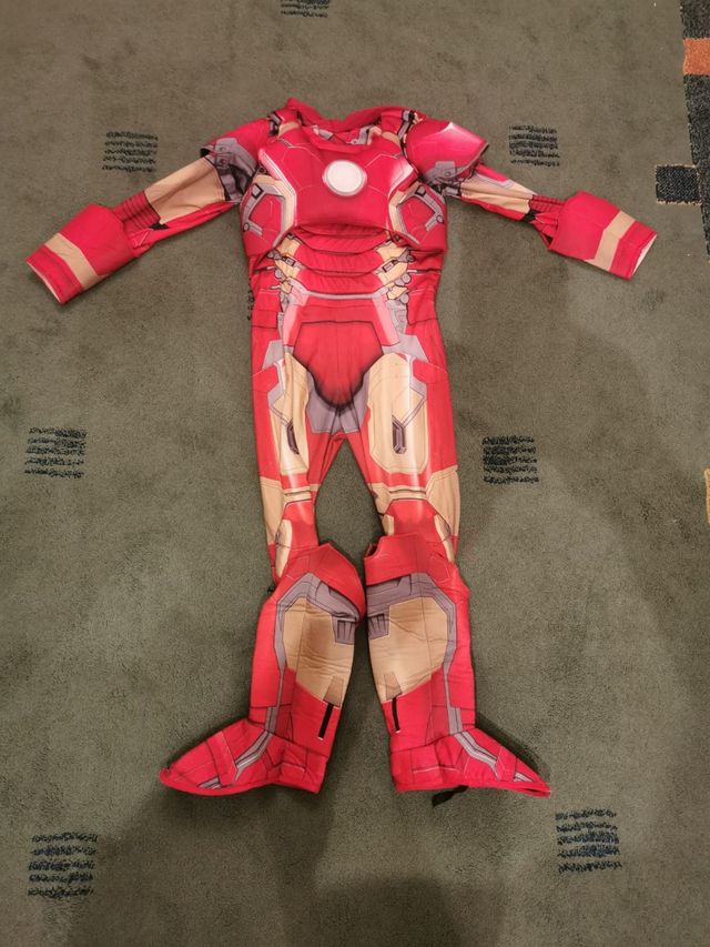 Disfraz Iron Man niño cn careta.
