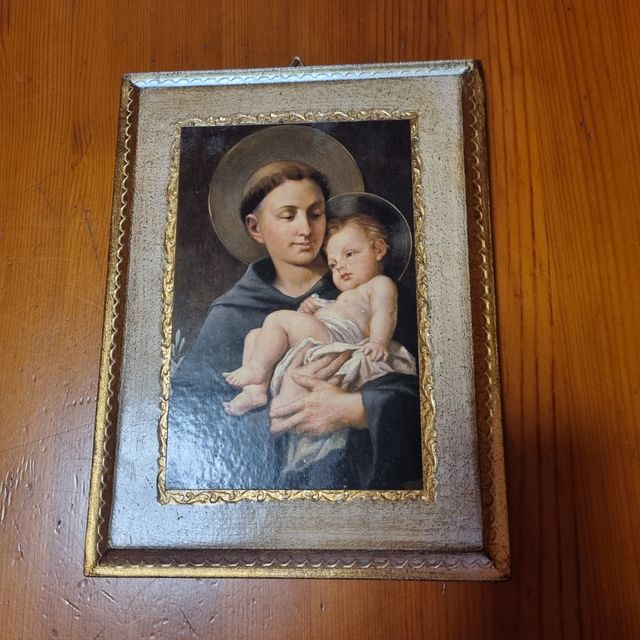 Cuadro San Antonio de Padua antigüedad