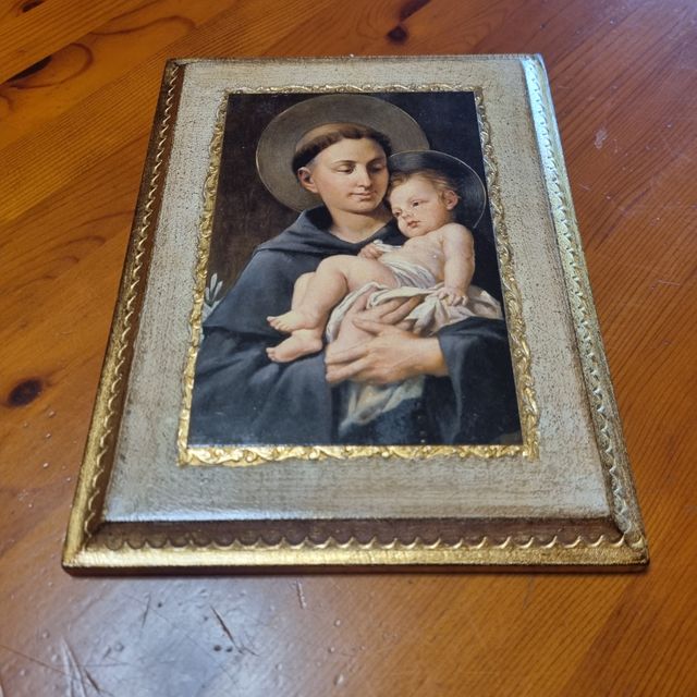 Cuadro San Antonio de Padua antigüedad