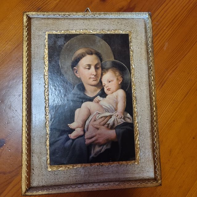 Cuadro San Antonio de Padua antigüedad