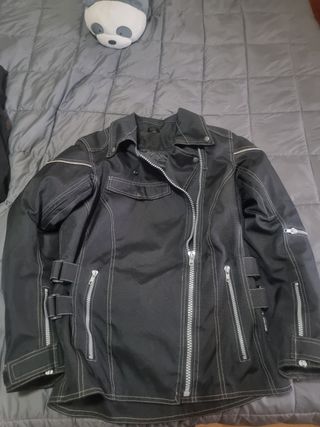 Chaqueta de moto de mujer