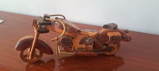 Maqueta madera harley davidson
