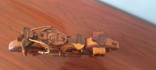 Maqueta madera harley davidson