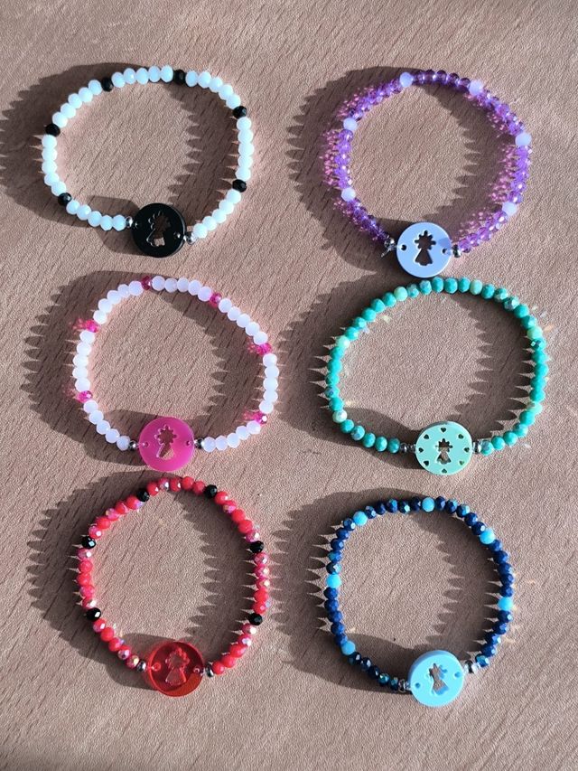  6 Pulseras Virgen del Pilar 