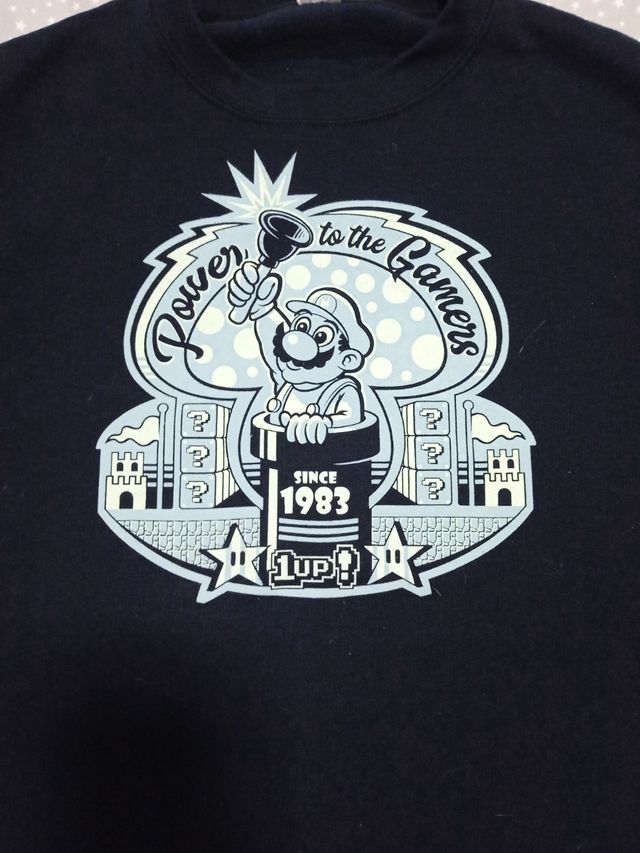 Sudadera sin capucha de super Mario