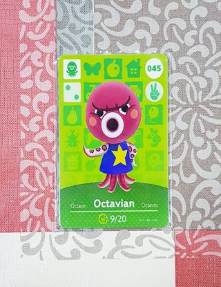 Amiibo Splatoon Octavian Octavio Animal Crossing 