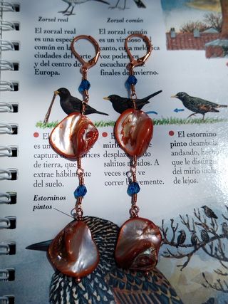 Pendientes Swarovski nacar 