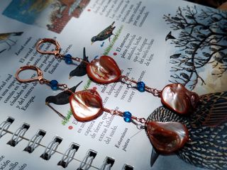 Pendientes Swarovski nacar 