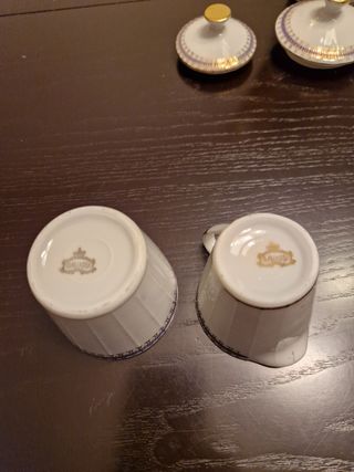 Servizio in ceramica da caffè  3 pezzi Bavaria
