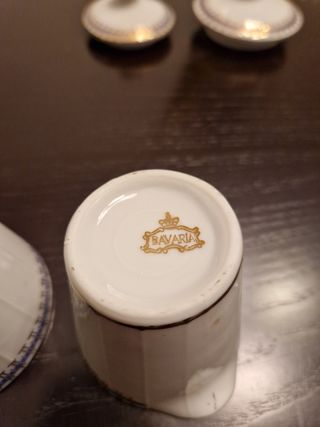 Servizio in ceramica da caffè  3 pezzi Bavaria