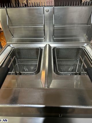 Freidora Industrial Rapagas 2 Cubas de 12 litros