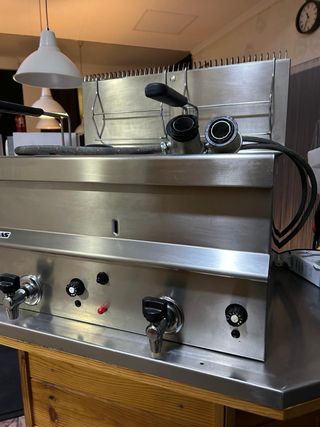 Freidora Industrial Rapagas 2 Cubas de 12 litros