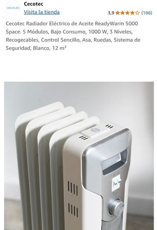 Radiador 5 módulos bajo consumo