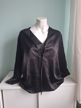 Blusa de pijama ligera, talla M