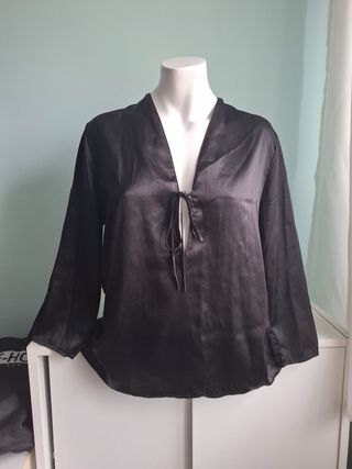 Blusa de pijama ligera, talla M