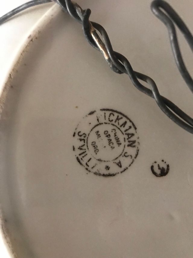 Bandeja octogonal PICKMAN datada 1899/1930