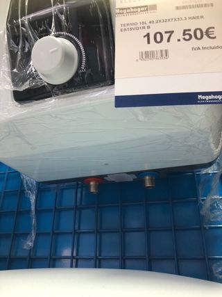 Calentador de Agua Eléctrico  15L