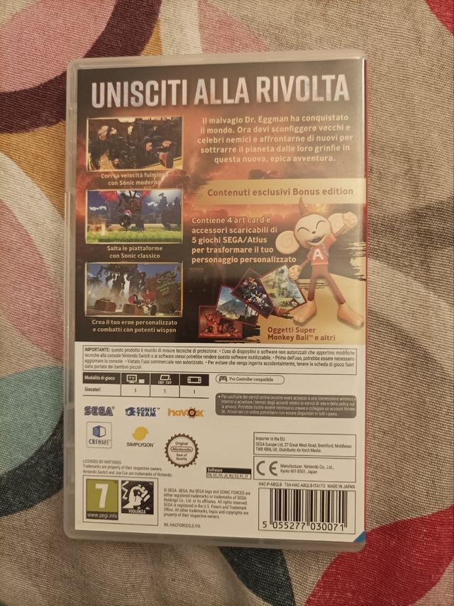 Sonic Forces per Nintendo Switch 