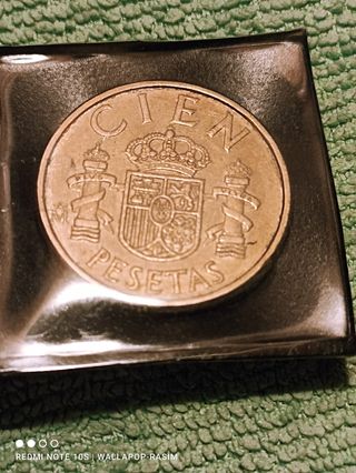 2 MONEDAS DE 100 PESETAS 1984
