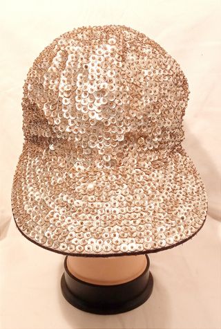 Capellini donna palliet argentato elasticomposte