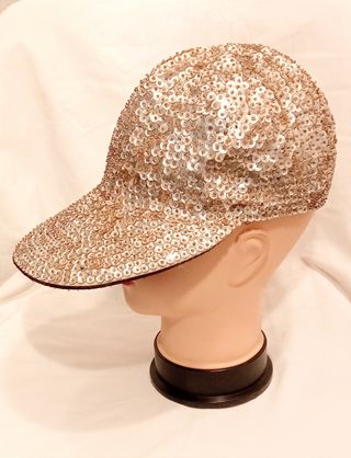 Capellini donna palliet argentato elasticomposte