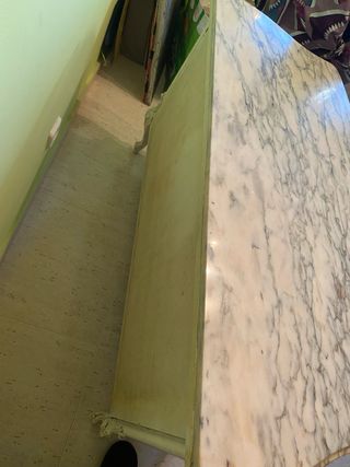 Antigua cajonera mármol rosado aprox años 50/60