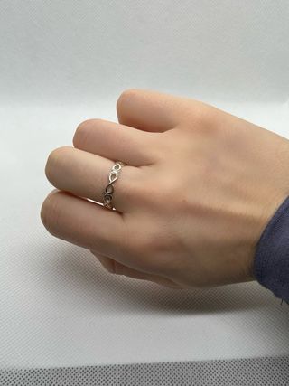 Anillo infinito plata 925