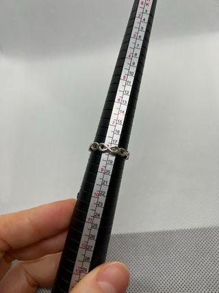 Anillo infinito plata 925