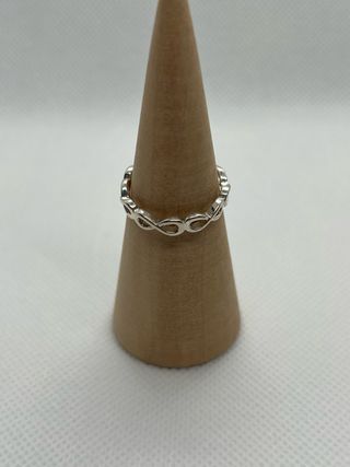 Anillo infinito plata 925