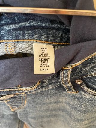 Pack de 5 jeans premama para embarazada
