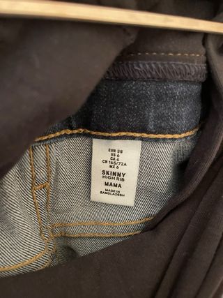 Pack de 5 jeans premama para embarazada