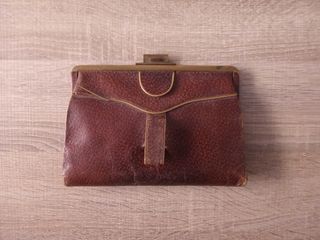 Monedero Vintage marrón 