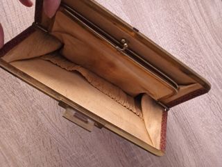 Monedero Vintage marrón 