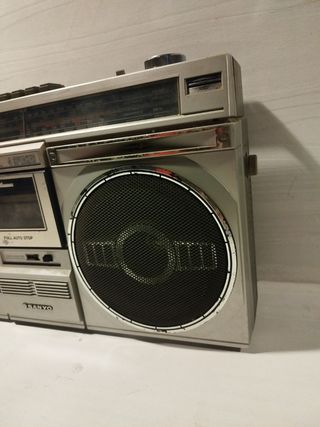 Radio cassette boombox sanyo