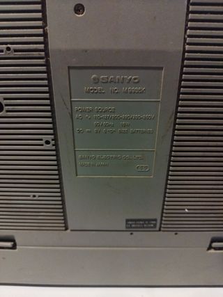 Radio cassette boombox sanyo